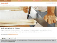 Tablet Screenshot of fabricacionpuertasmadrid.com